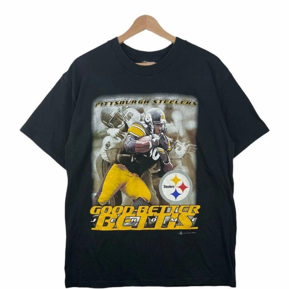 00S Pittsburgh Steelers N_F_L T-Shirt Good Better Bettis Tee Pittsburgh Shirt